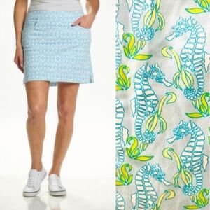 Aqua EP PRO Seahorse Print Golf Skort